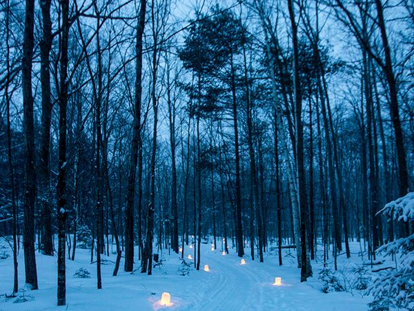 Candlelit Trail at Fish Creek Winter Festival