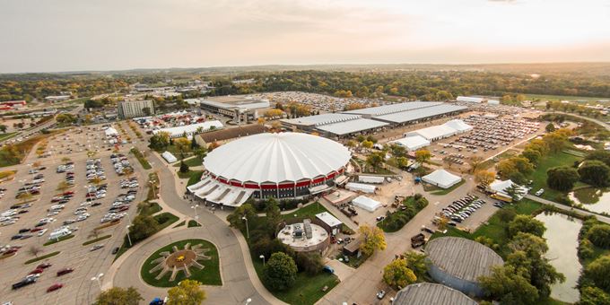 The Alliant Energy Center Campus during World Dairy Expo 2014.
