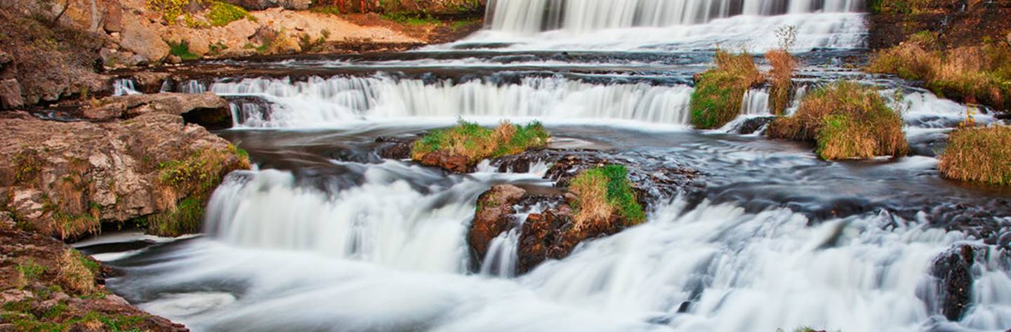 Jeff Bucklew captures the spectacular cascading Willow Falls located within Willow River State Park.