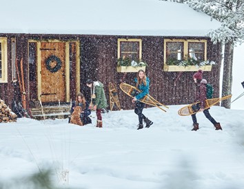 Wintertime Trailside Lodging in Wisconsin