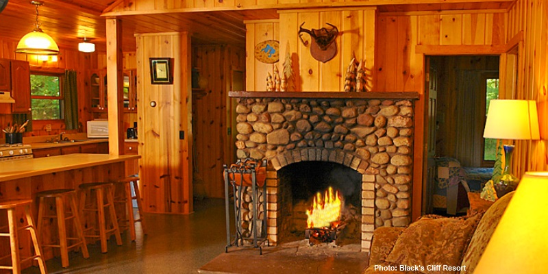 thanksgiving log cabin backgrounds