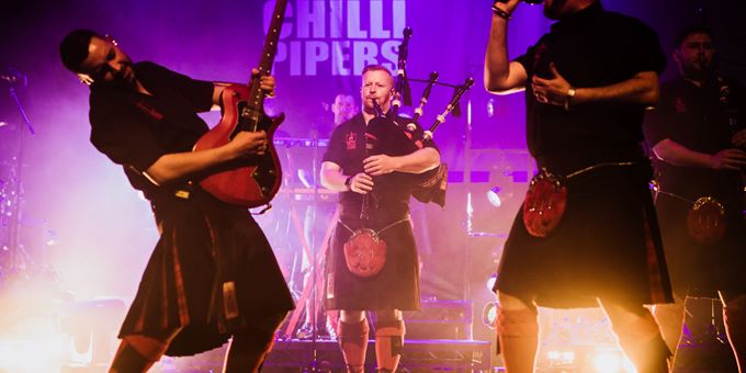The Red Hot Chilli Pipers from Scotland perform Saturday August 3rd, the only place to catch them this summer in the Greater Milwaukee area.