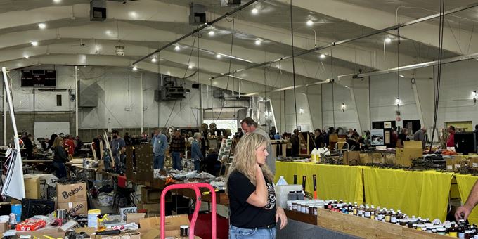 Over 150 vendors offering a wide arrange of items.