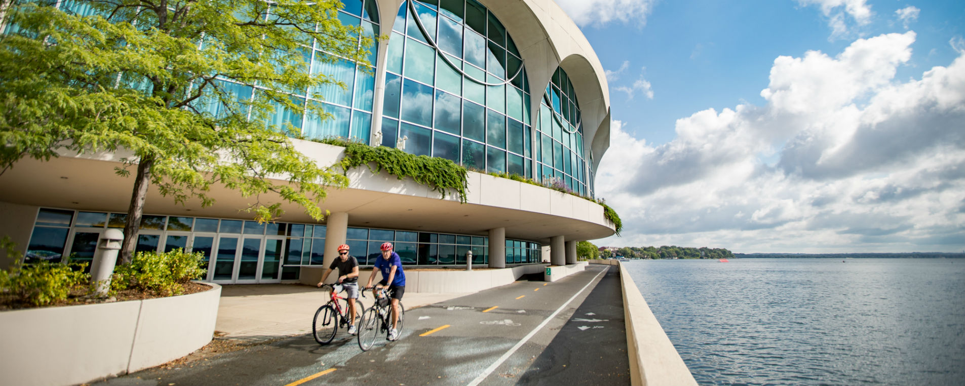 easy paved bike trails near me