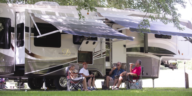 Wisconsin Camping at Green Lake Campground, Green Lake WI